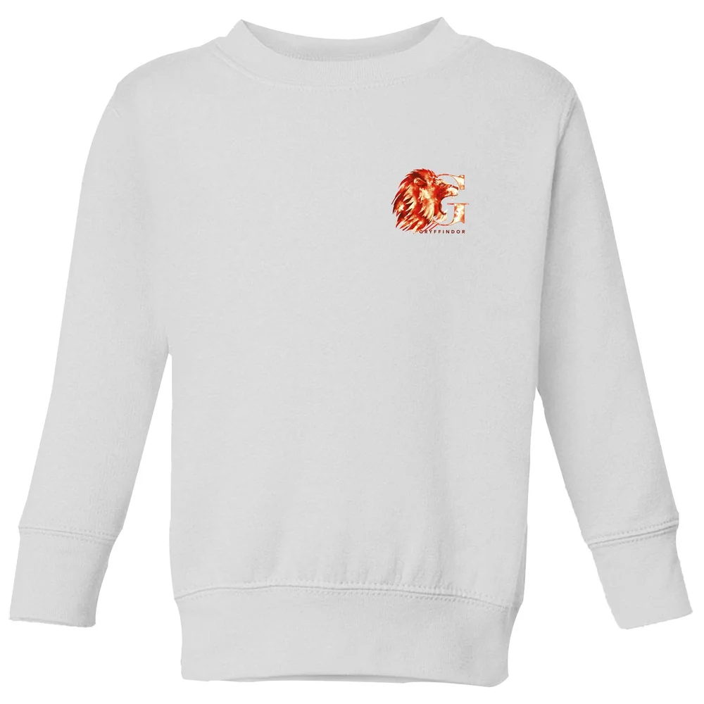 Harry Potter Gryffindor Kids' Sweatshirt - White - 11-12 ans Image 1
