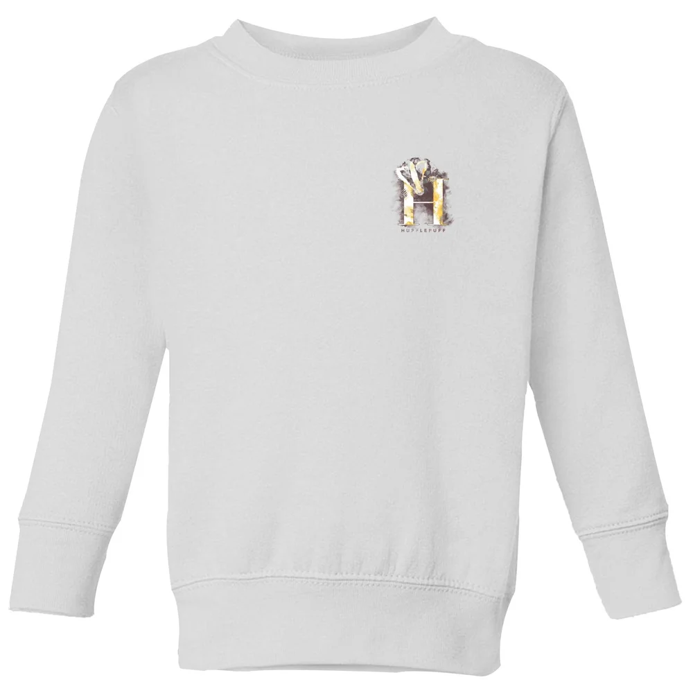 Harry Potter Hufflepuff Kids' Sweatshirt - White - 3-4 ans Image 1
