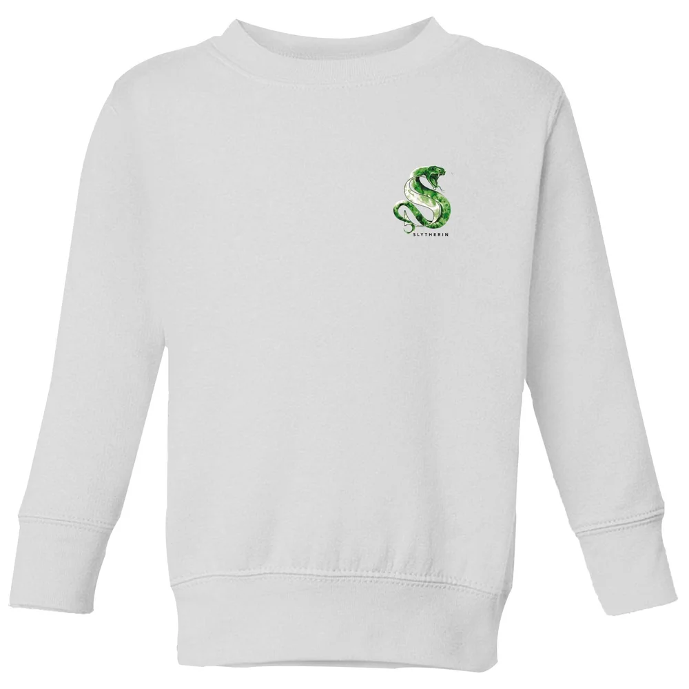 Harry Potter Slytherin Kids' Sweatshirt - White - 3-4 ans Image 1