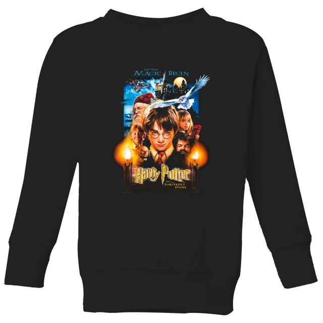 Harry Potter The Sorcerer's Stone Kids' Sweatshirt - Black