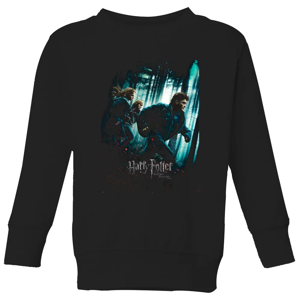 Harry Potter Deathly Hallows Part 1 Kids' Sweatshirt - Black - 3-4 ans Image 1
