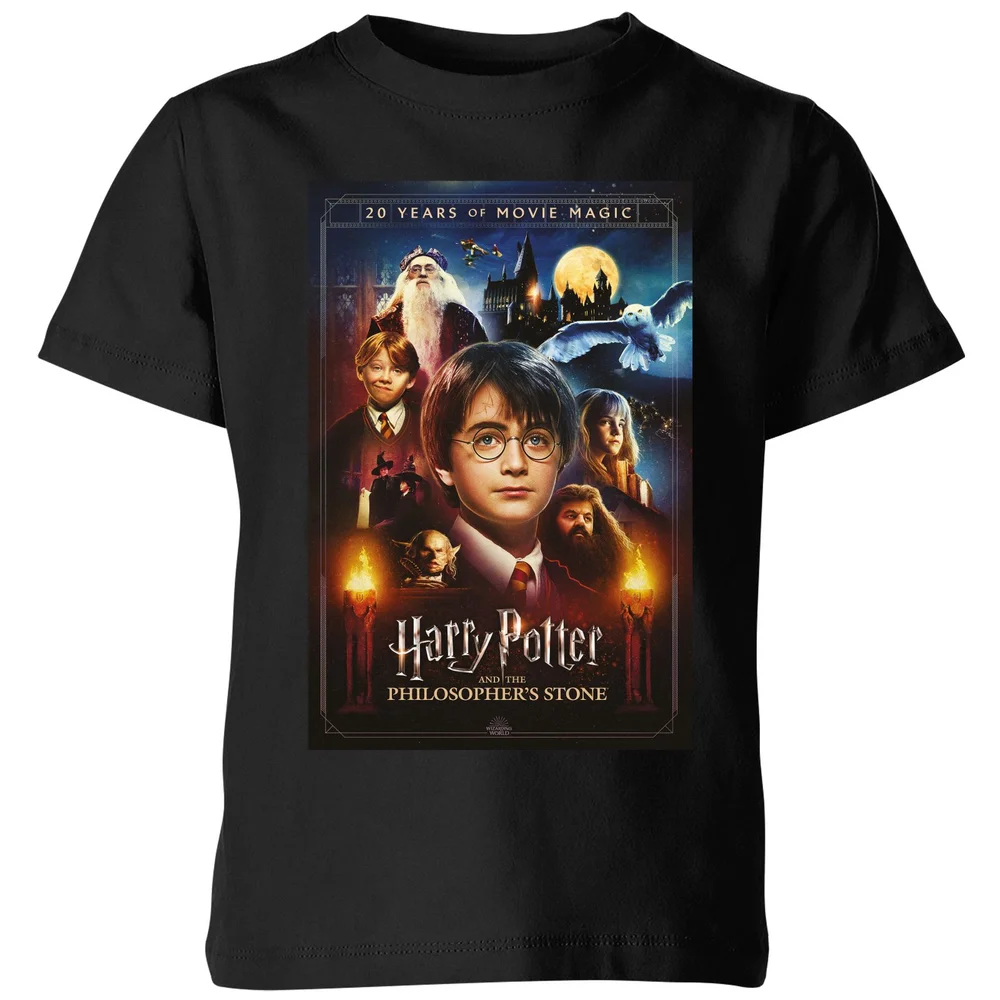 Harry Potter Philosopher's Stone Kids' T-Shirt - Black - 3-4 ans Image 1