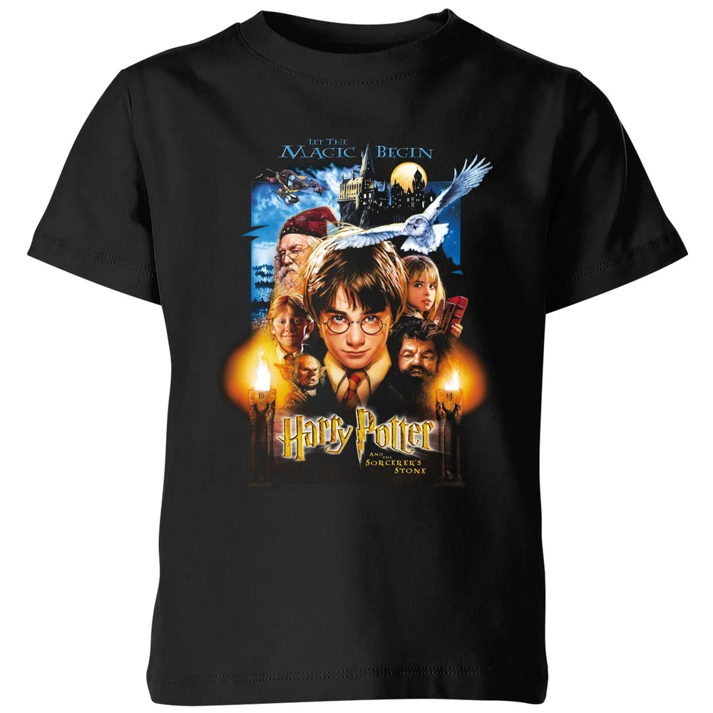 Harry Potter The Sorcerer's Stone Kids' T-Shirt - Black - 3-4 ans Image 1