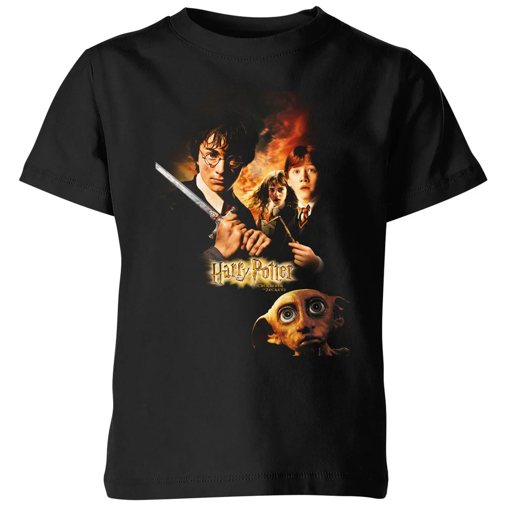 Harry Potter Chamber Of Secrets Kids' T-Shirt - Black - 3-4 ans Image 1