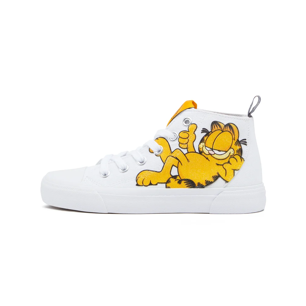 Akedo x Garfield – Chaussures pour enfants – Blanc - UK Kids 10 / EU28 Image 1