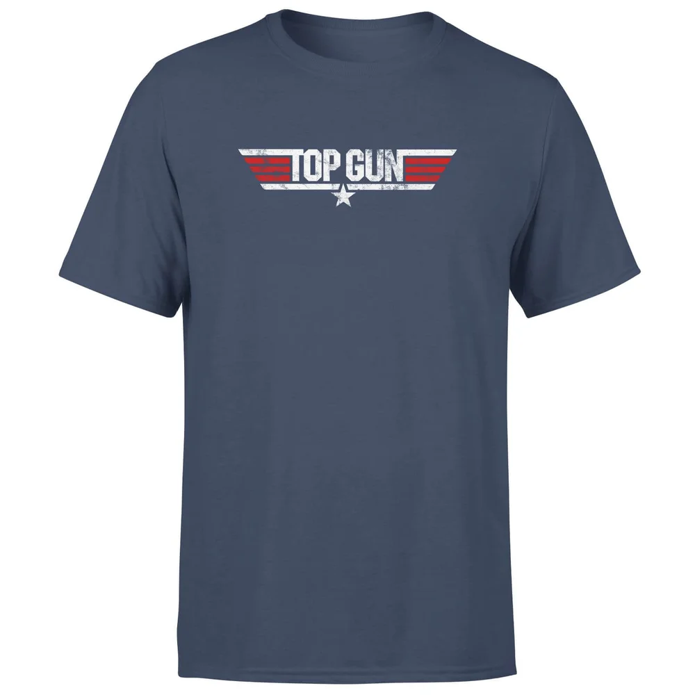 Top Gun Classic Logo Unisex T-Shirt - Navy - S Image 1