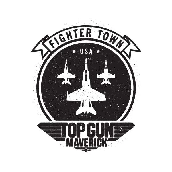 Sweat à capuche Top Gun Maverick Fighter Town USA - Blanc
