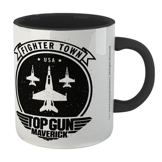 Mug Top Gun Maverick Fighter Town USA - Noir