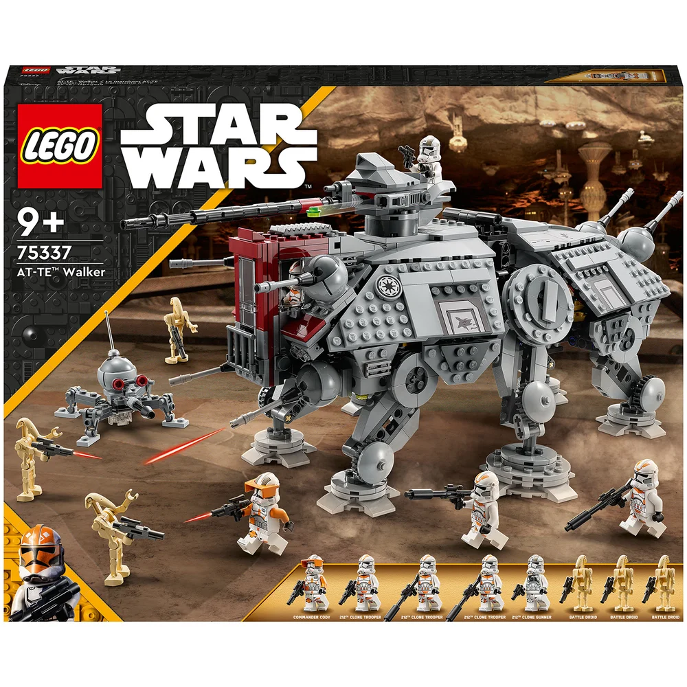 LEGO Star Wars: Le Marcheur AT-TE, Jouet avec 5 Minifigurines, La Revanche des Sith (75337) Image 1