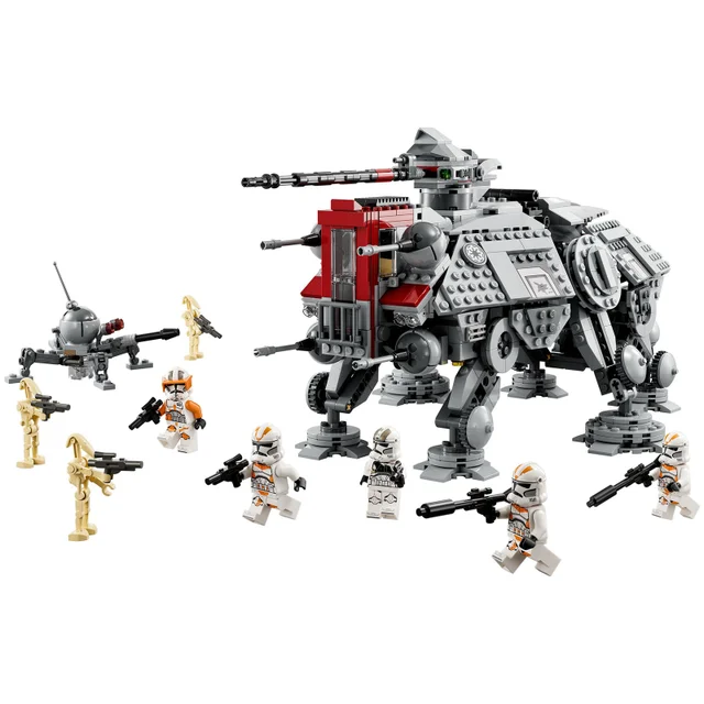 LEGO Star Wars: Le Marcheur AT-TE, Jouet avec 5 Minifigurines, La Revanche des Sith (75337)