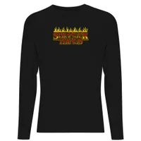T-Shirt à Manches Longues Stranger Things Unisexe - Noir