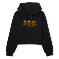 Sweat à capuche pour Femmes Stranger Things - Noir