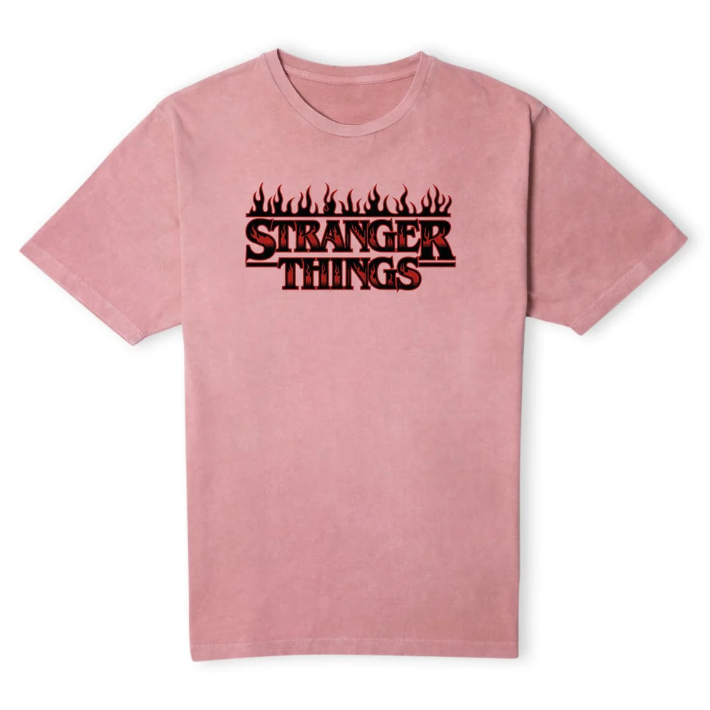 T-Shirt Unisexe Stranger Things - Rose Délavé - M Image 1