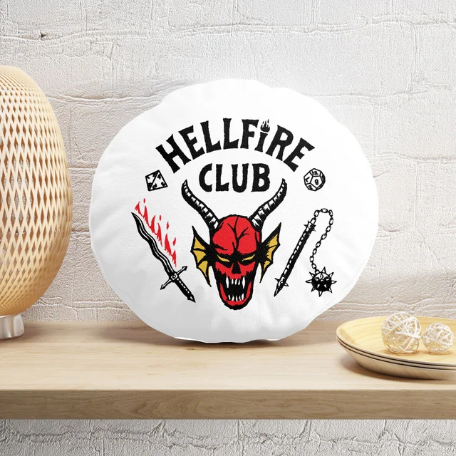 Coussin Rond Stranger Things Hellfire Club