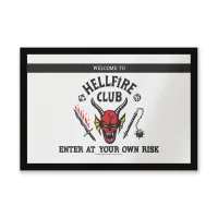 Tapis d'entrée Stranger Things Bienvenue au Hellfire Club