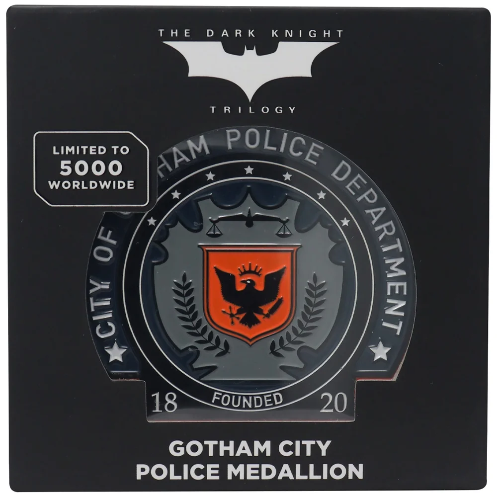 Fanattik DC Gotham City Police Badge Limited Edition Medallion Image 1