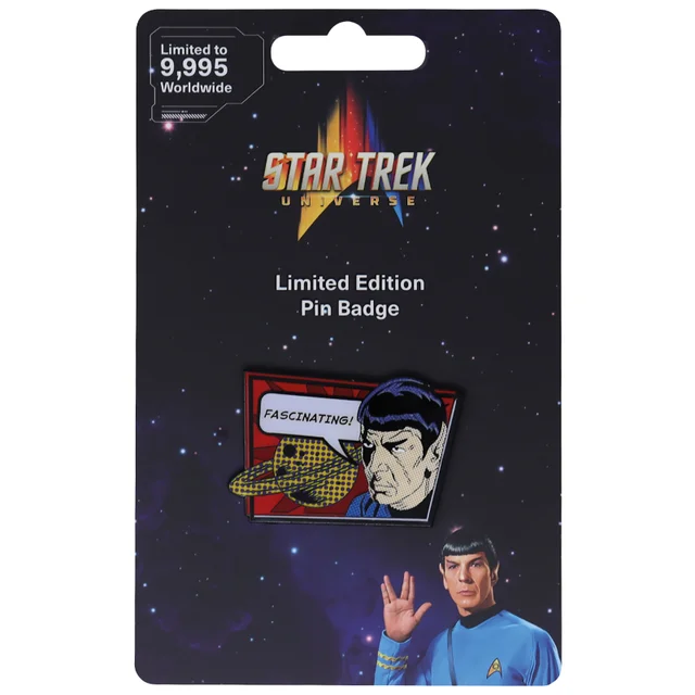 Fanattik Star Trek Limited Editon Spock Pin Badge