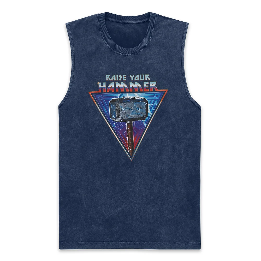 Veste Marvel Thor - Love and Thunder Raise Your Hammer Unisex - Bleu Marine Délavé - M Image 1