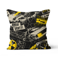 Coussin carré Retour vers le futur 1,21 gigawatts