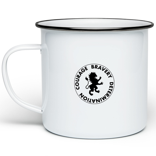 Harry Potter Gryffindor House Enamel Mug - White