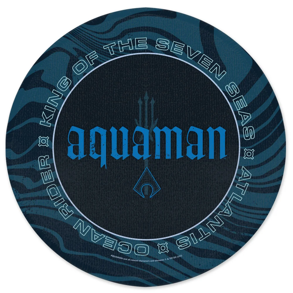 Aquaman Ocean Raider Round Bath Mat Image 1