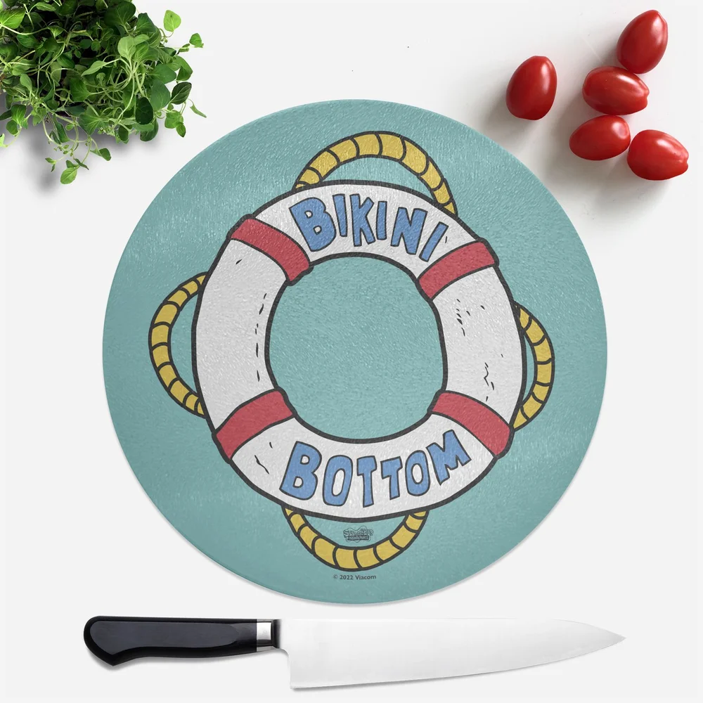 Spongebob Squarepants Bikini Bottom Round Chopping Board Image 1