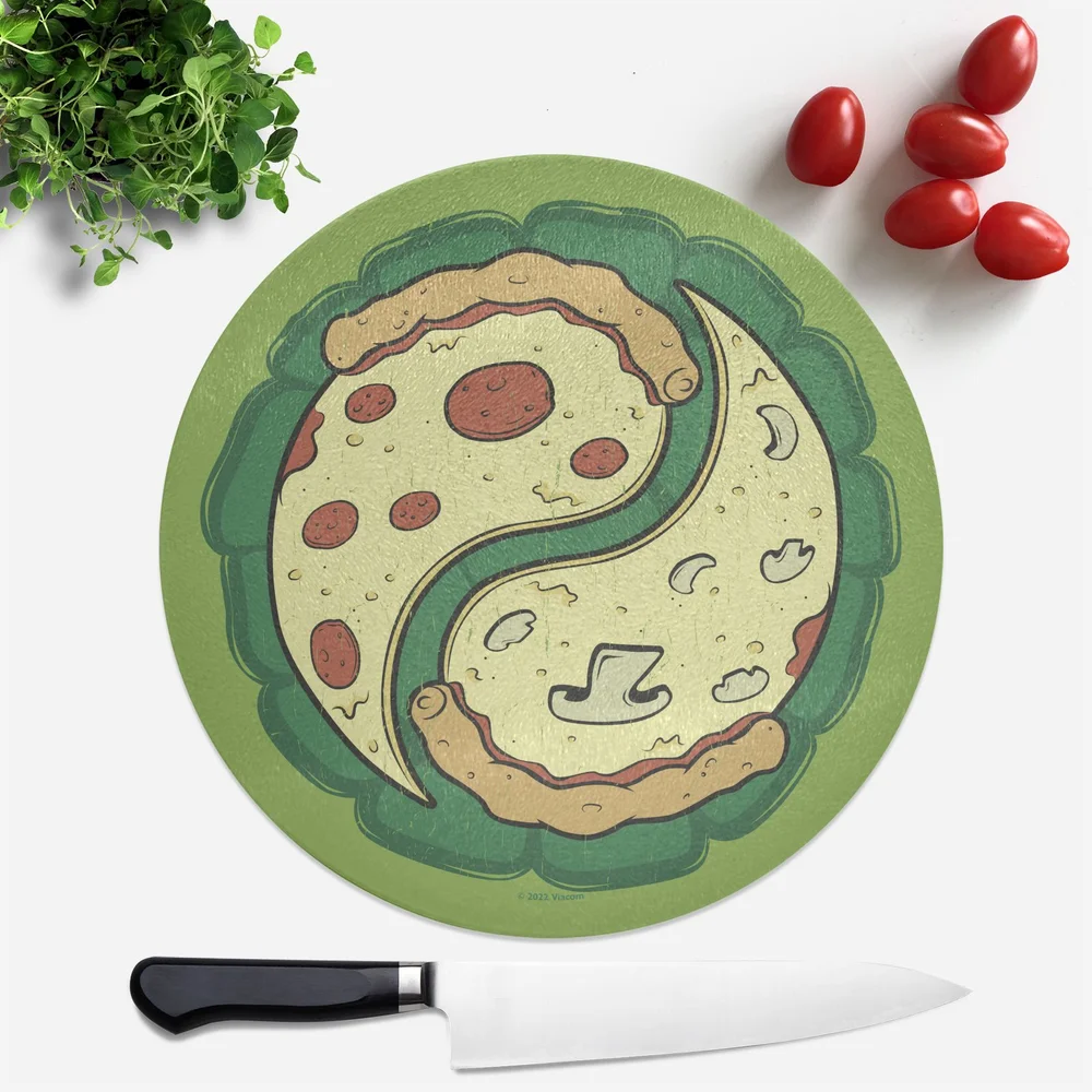 Teenage Mutant Ninja Turtles The World's Most Fearsome Fighting Team Round Chopping Board Image 1