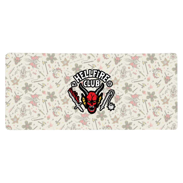 Stranger Things Hellfire Club Icons Tapis de Souris