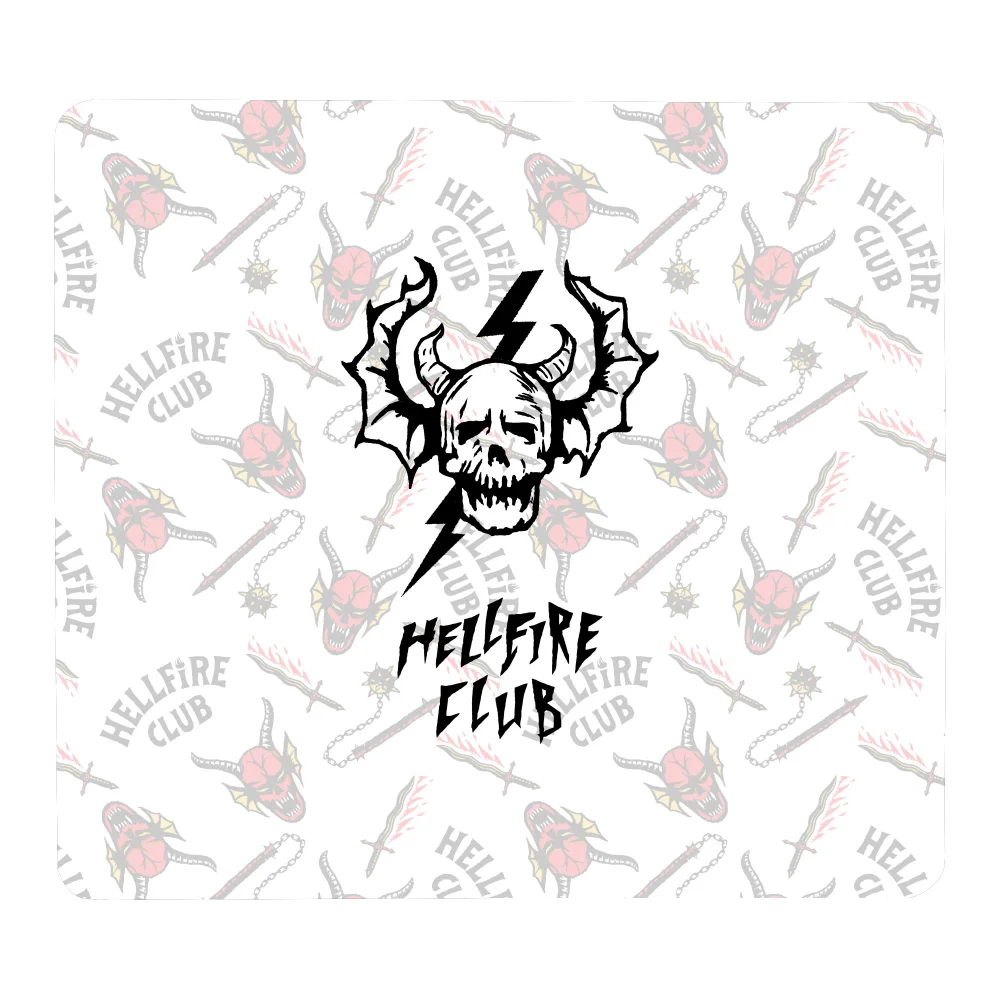 Stranger Things Hellfire Club Logo Tapis de Souris Gaming - Petit Image 1
