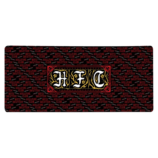 Stranger Things Hellfire Club Text Tapis de Souris Gaming