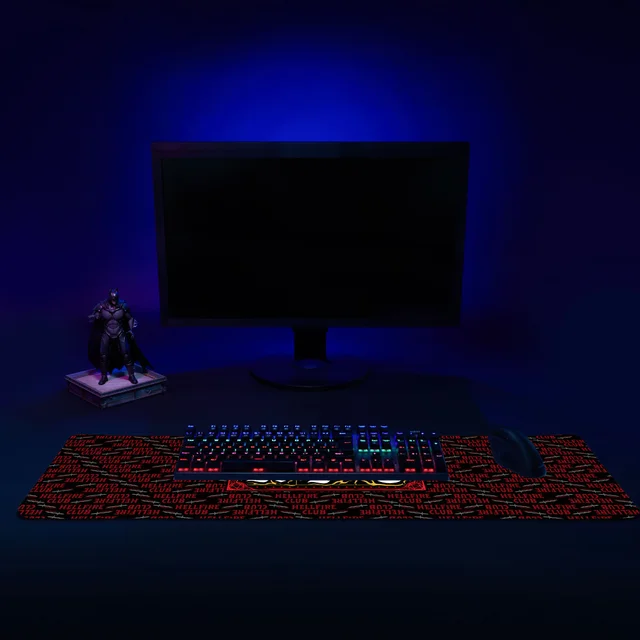 Stranger Things Hellfire Club Text Tapis de Souris Gaming