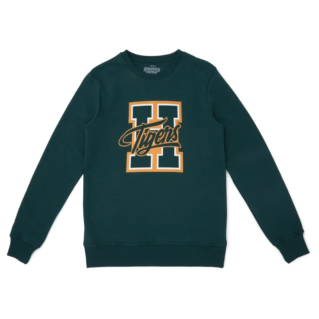 Sweatshirt Stranger Things Tigers - Vert