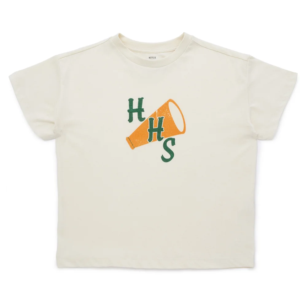 T-Shirt Court Stranger Things HHS - Crème - XS Image 1
