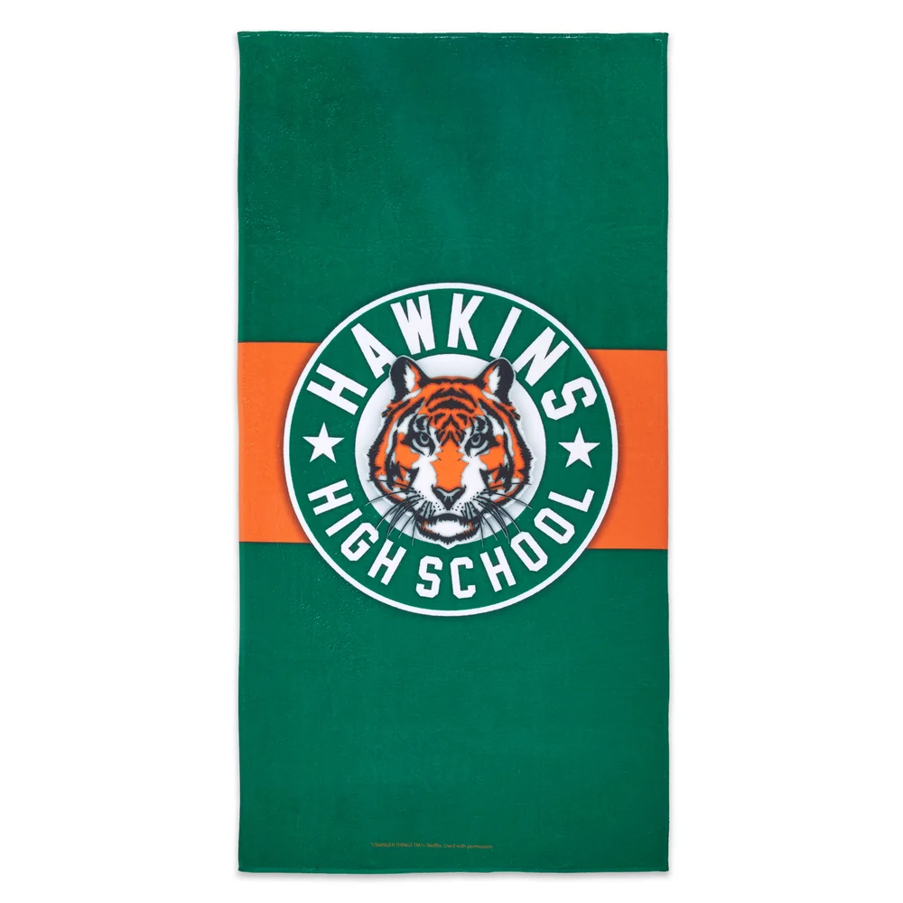 Serviette de plage Stranger Things Lycée Hawkins Image 1