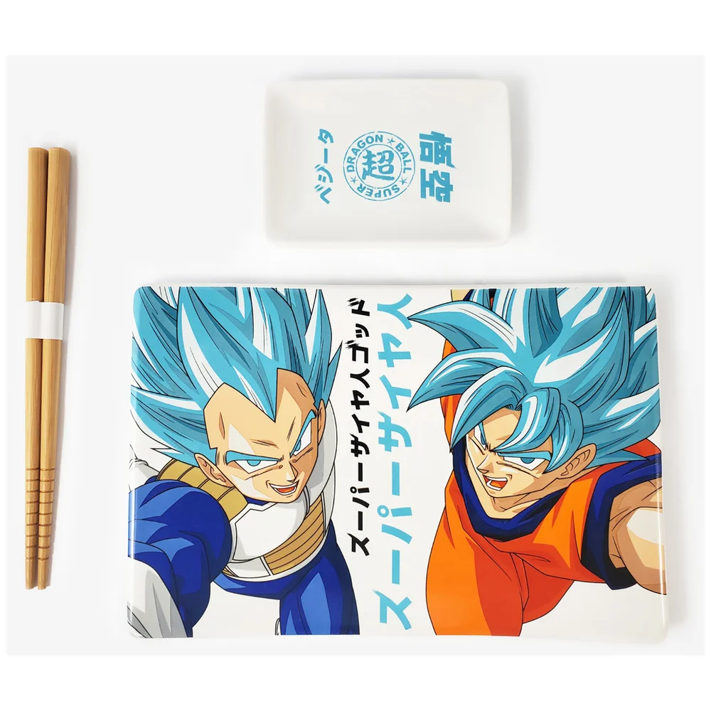 Dragonball Super Goku and Vegeta Super Saiyan Sushi Set Image 1