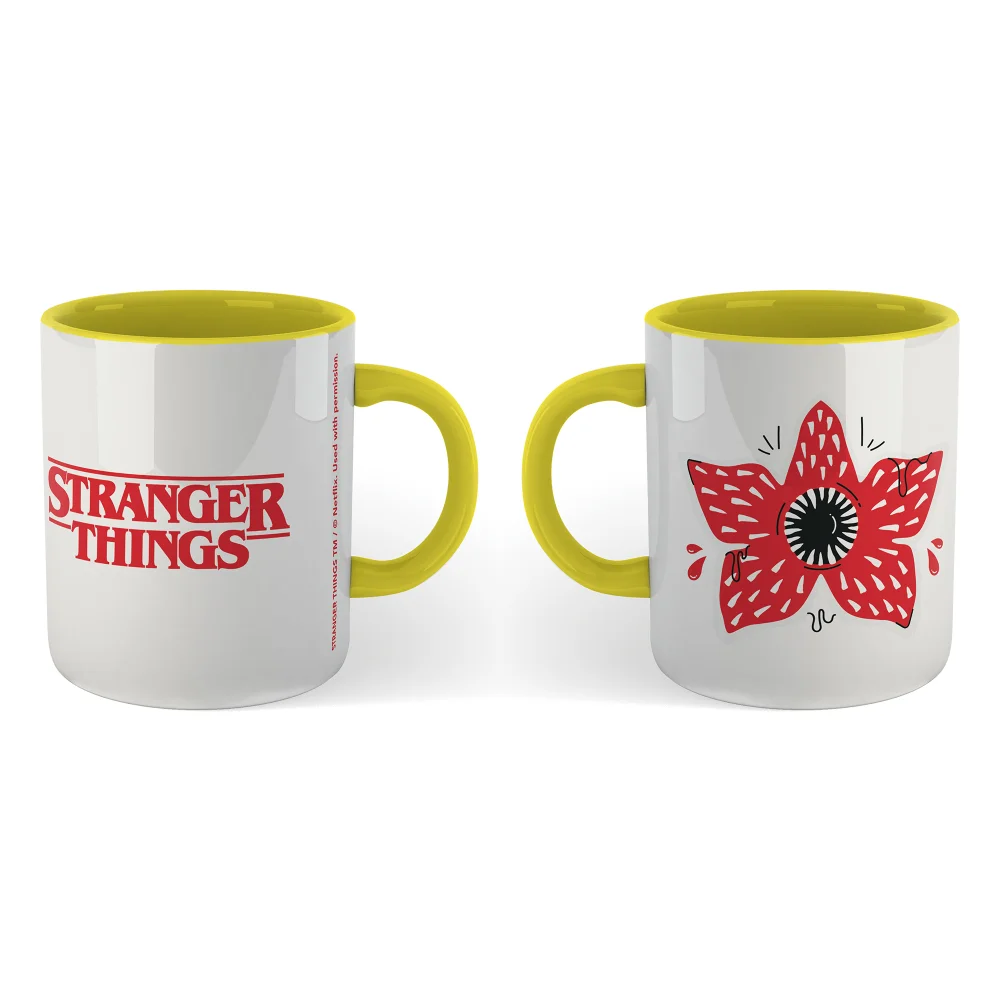 Stranger Things Demogorgon Mug - Yellow Image 1