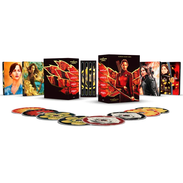 Hunger Games: Coffret Steelbook 4K Ultra HD (Blu-ray Inclus)