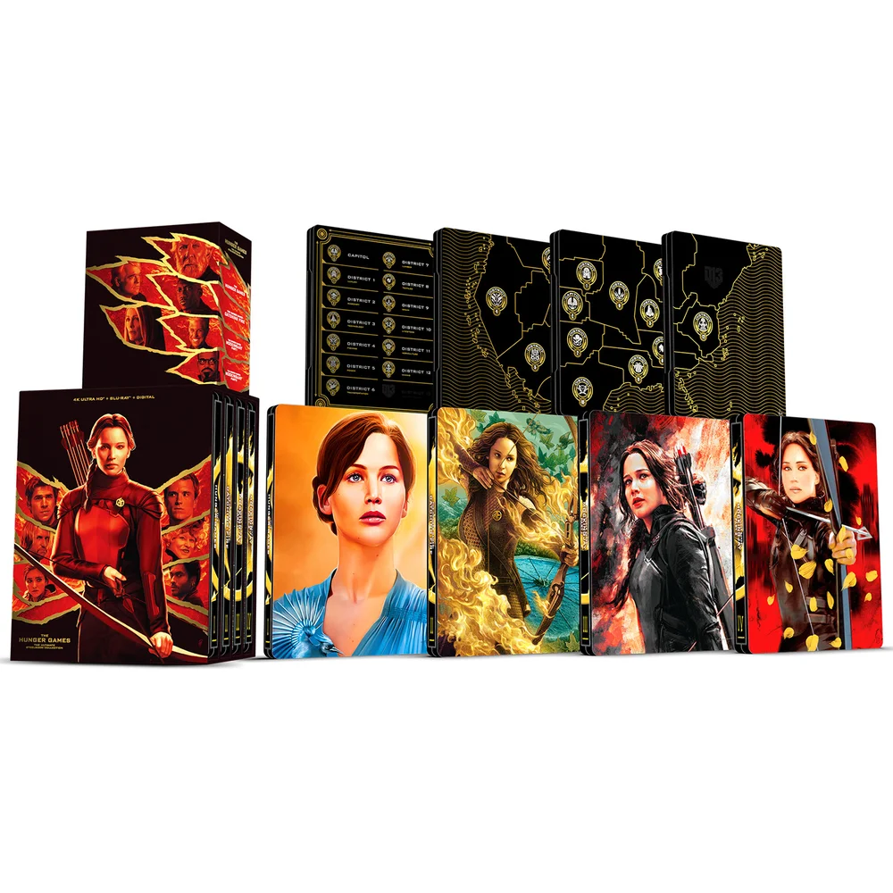 Hunger Games: Coffret Steelbook 4K Ultra HD (Blu-ray Inclus) Image 1