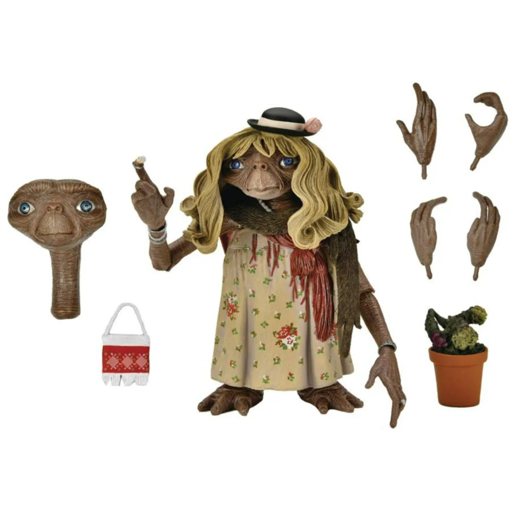 NECA E.T. The Extra-Terrestrial 40th Anniversary Ultimate Dress Up E.T. 7 Inch Scale Action Figure Image 1