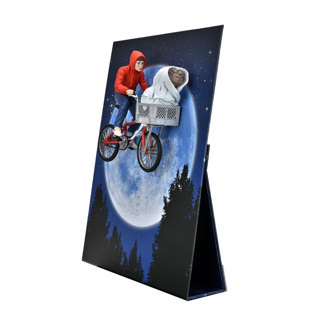 Figurine NECA E.T. 40ème Anniversaire Elliot et E.T. à vélo Image 1
