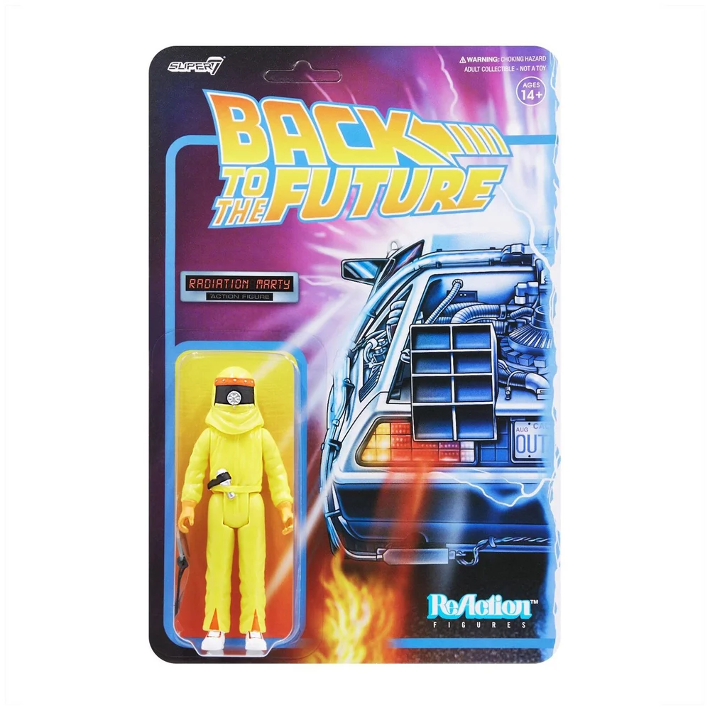 ReAction - 3.75 Inch Action Figure: Back to the Future / Series 2 - Marty McFly (Radiation Suit Version) Image 1