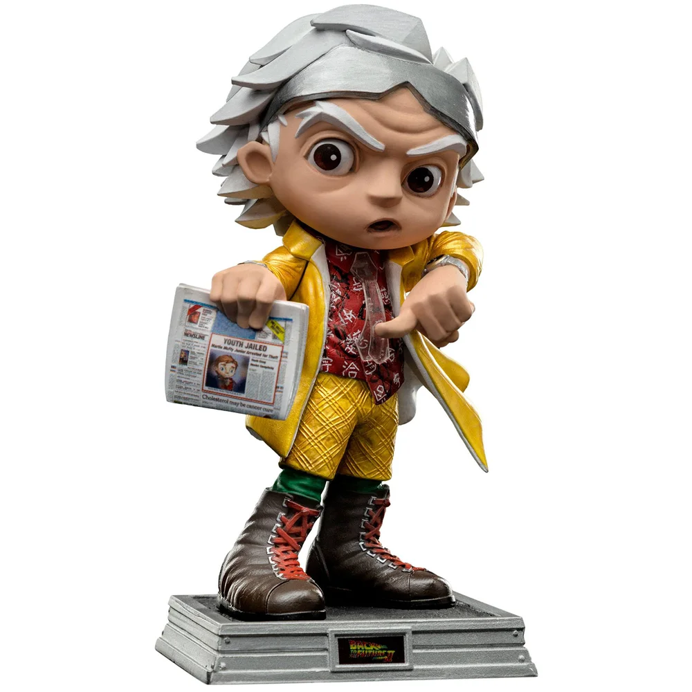 Figurine Iron Studios Retour vers le Futur 2. PVC Doc Brown 15cm Image 1