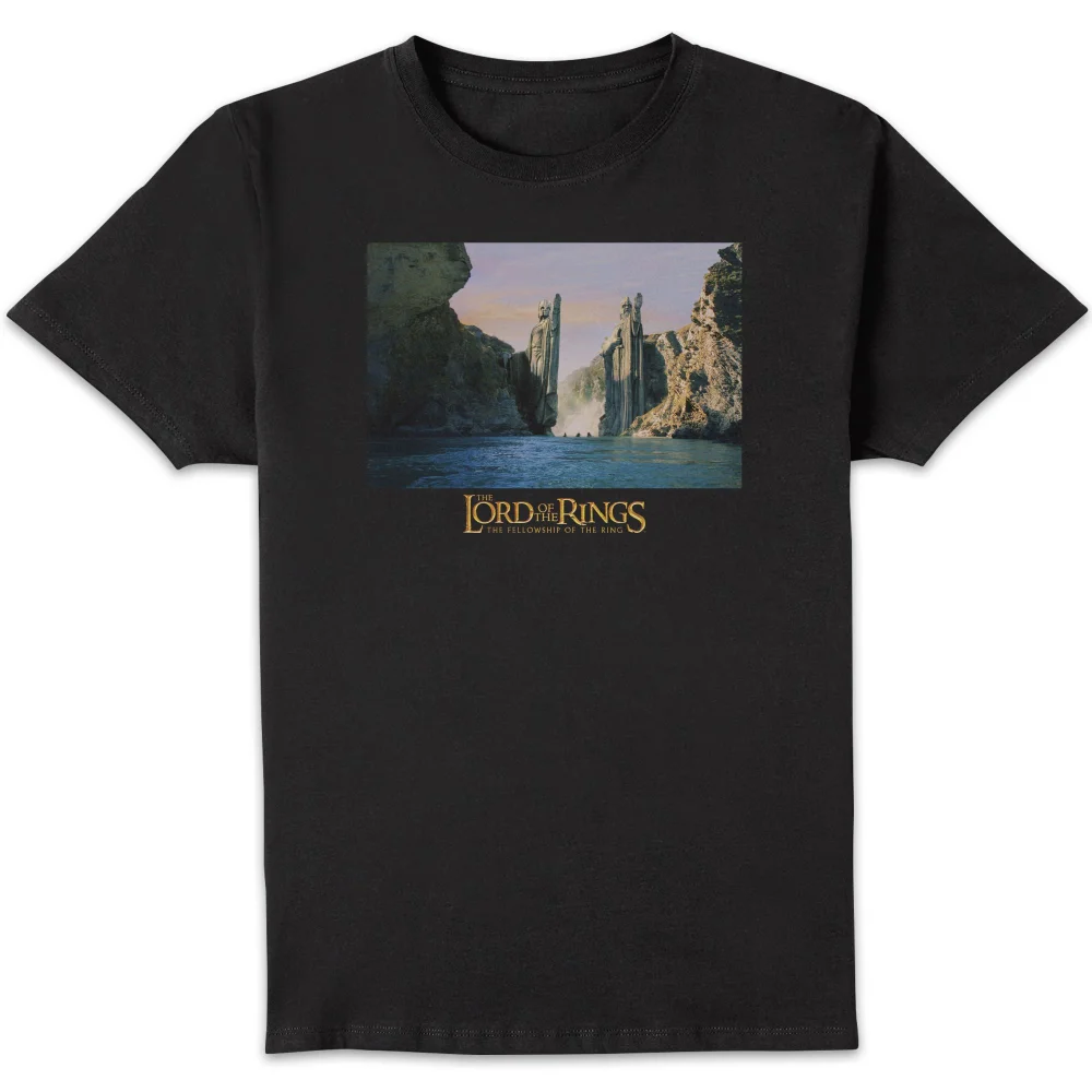 Le Seigneur des Anneaux T-Shirt Homme Argonath - Noir - S Image 1