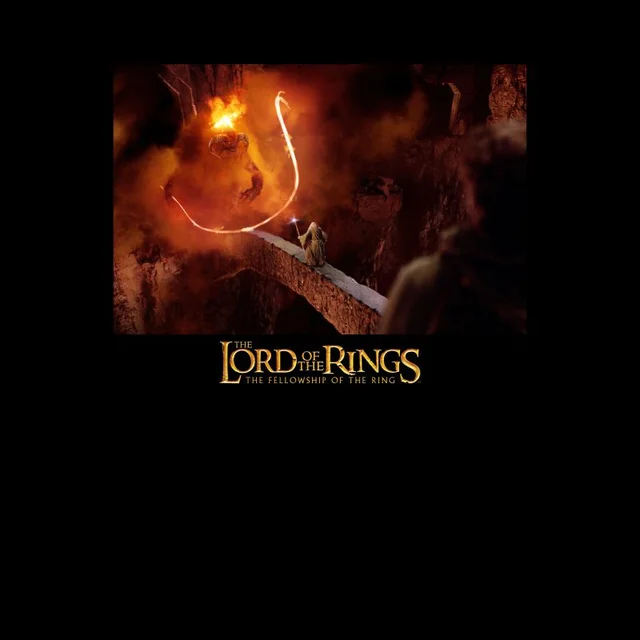 Le Seigneur des Anneaux Vous Ne Passerez Pas T-Shirt Homme - Noir