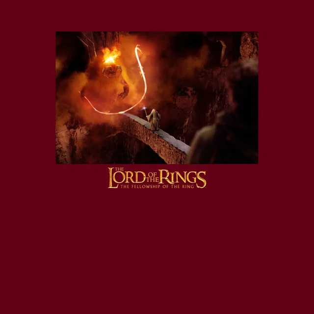 Le Seigneur des Anneaux Vous Ne Passerez Pas T-Shirt Homme - Bordeaux