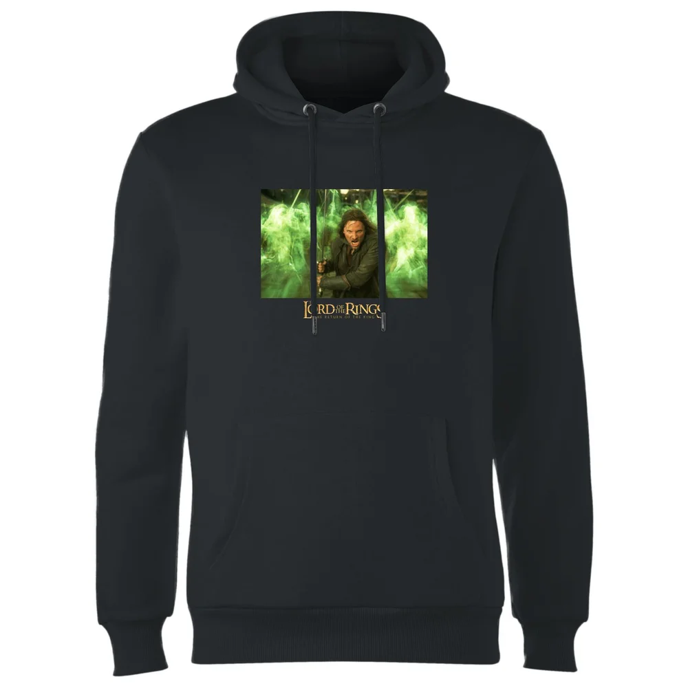 Lord Of The Rings Aragorn Hoodie - Black - S Image 1