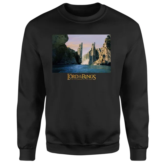 Le Seigneur des Anneaux Sweatshirt Argonath - Noir