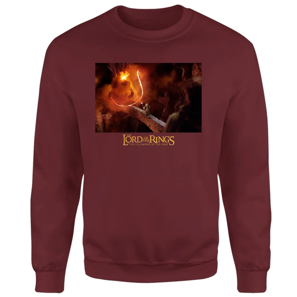 Le Seigneur des Anneaux Vous Ne Passerez Pas Sweatshirt - Bordeaux - S Image 1