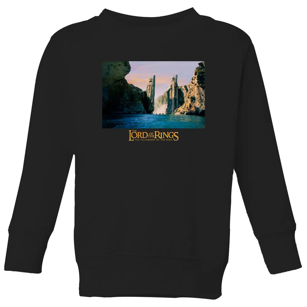 Lord Of The Rings Argonath Kids' Sweatshirt - Black - 3-4 ans Image 1