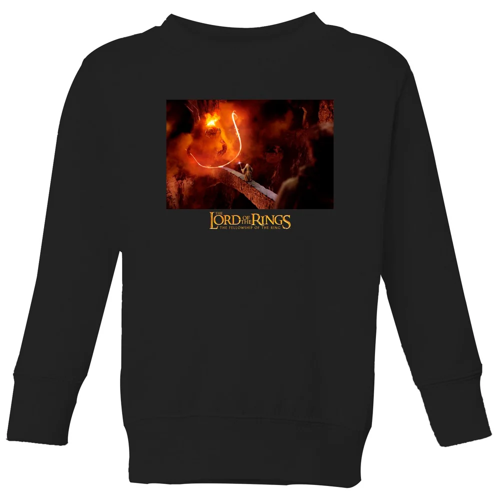 Lord Of The Rings You Shall Not Pass Kids' Sweatshirt - Black - 3-4 ans Image 1
